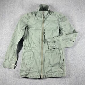 Madewell Green‎ Utility Field Jacket Women's XS Extra Small Olive Army